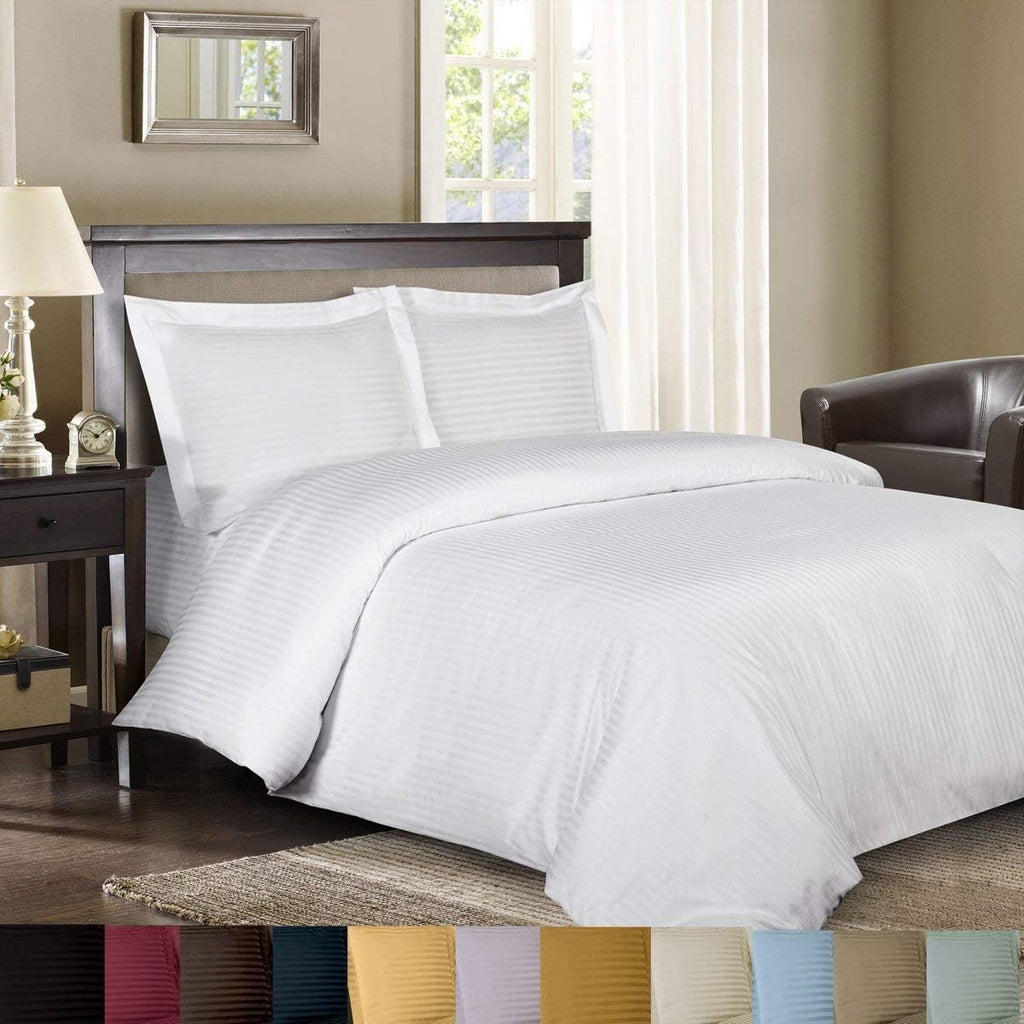 Royal Hotel Bedding Stripe Sheets - Top Split-King: Adjustable King Bed Sheets - 4PC Bed Sheet Set - 100% Cotton - 600 Thread Count - Deep Pocket, Top Split King, Black