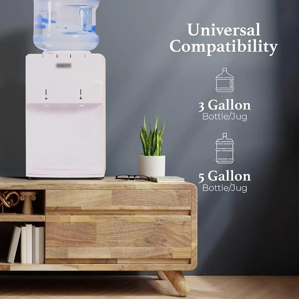 Water Dispenser Top Mounted Hot and Cold Water Dispenser 5 Gallon Including Child Safety Lock Suitable for Home and Office Dispensers(Bottles not Included)