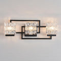 Bathroom Light Fixture Vanity Lighting Fixtures Over Mirror 3 Lights Matte Black Wall Mount Metal Hardwired Bedroom Wall Scone