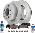 Detroit Axle - Rear Brake Kit for 2014-2021 Ram ProMaster 1500 2500 3500, Disc Brake Rotors Ceramic Brakes Pads 2015 2016 2017 2018 2019 2020 Replacement : 11.01' inch Rotors
