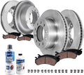 Detroit Axle - Brake Kit for 2017-2021 Ford F-450 F-550 Super Duty, 2018 2019 2020 Disc Brake Rotors Ceramic Brakes Pads Replacement : 15.39' inch Front and 15.75' inch Rear Rotor