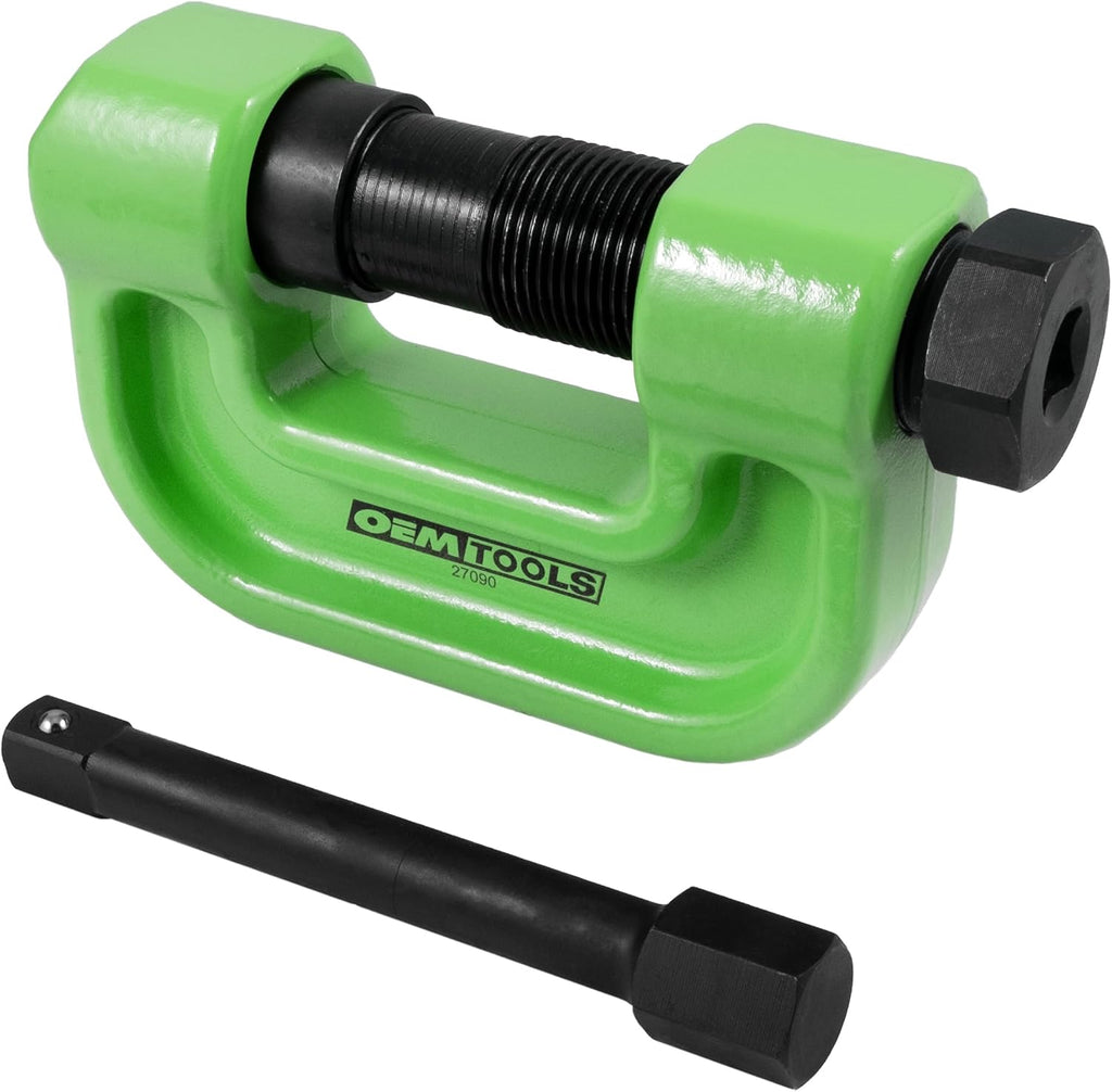 OEMTOOLS 27090 Brake Anchor Pin Press, 10-Ton Capacity for S-Cam Brake Systems, No Hub Removal Brake Tool, High-Grade Steel, Compatible with 1/2' Impact Wrench