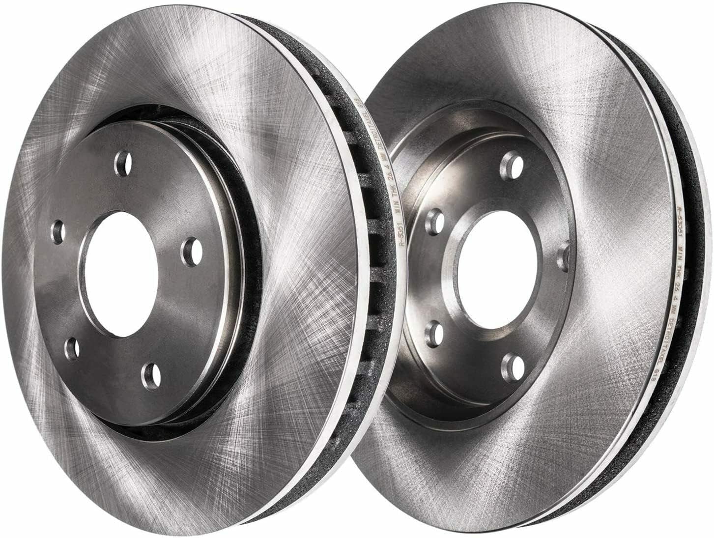 Detroit Axle - Front Brake Kit for Chrysler Sebring 200 Dodge Avenger Caliber Jeep Compass Patriot, 11.57'' inch Disc Brake Rotors Brake Caliper Replacement