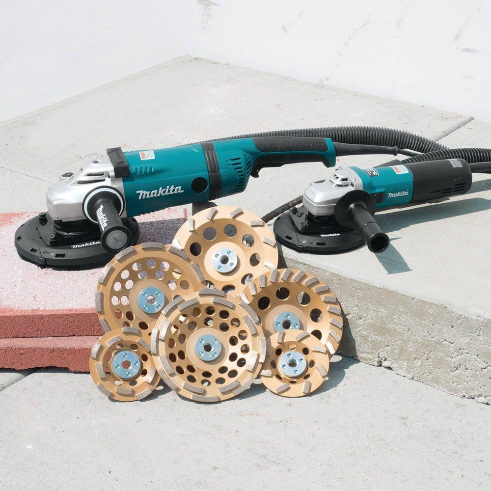Makita A-96419 7' Low-Vibration Diamond Cup Wheel, 12 Segment Turbo