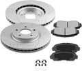 SCITOO Front 12.6' Brake Pads and Rotors Kits Fit For Honda Odyssey 2011 2012 2013 2014