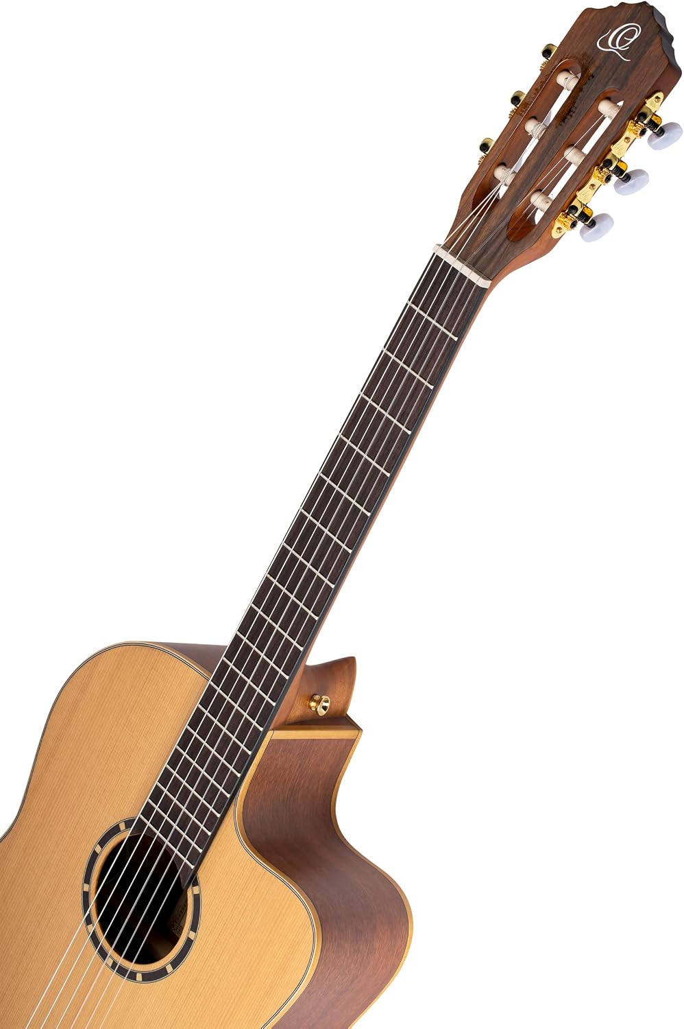 Family Series Pro Solid Top Slim Neck Acoustic-Electric Nylon Classical Guitar w/Bag
