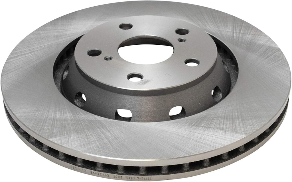 TRQ Front Brake Pad and Rotor Set Ceramic Compatible with 2009-2015 Toyota Venza