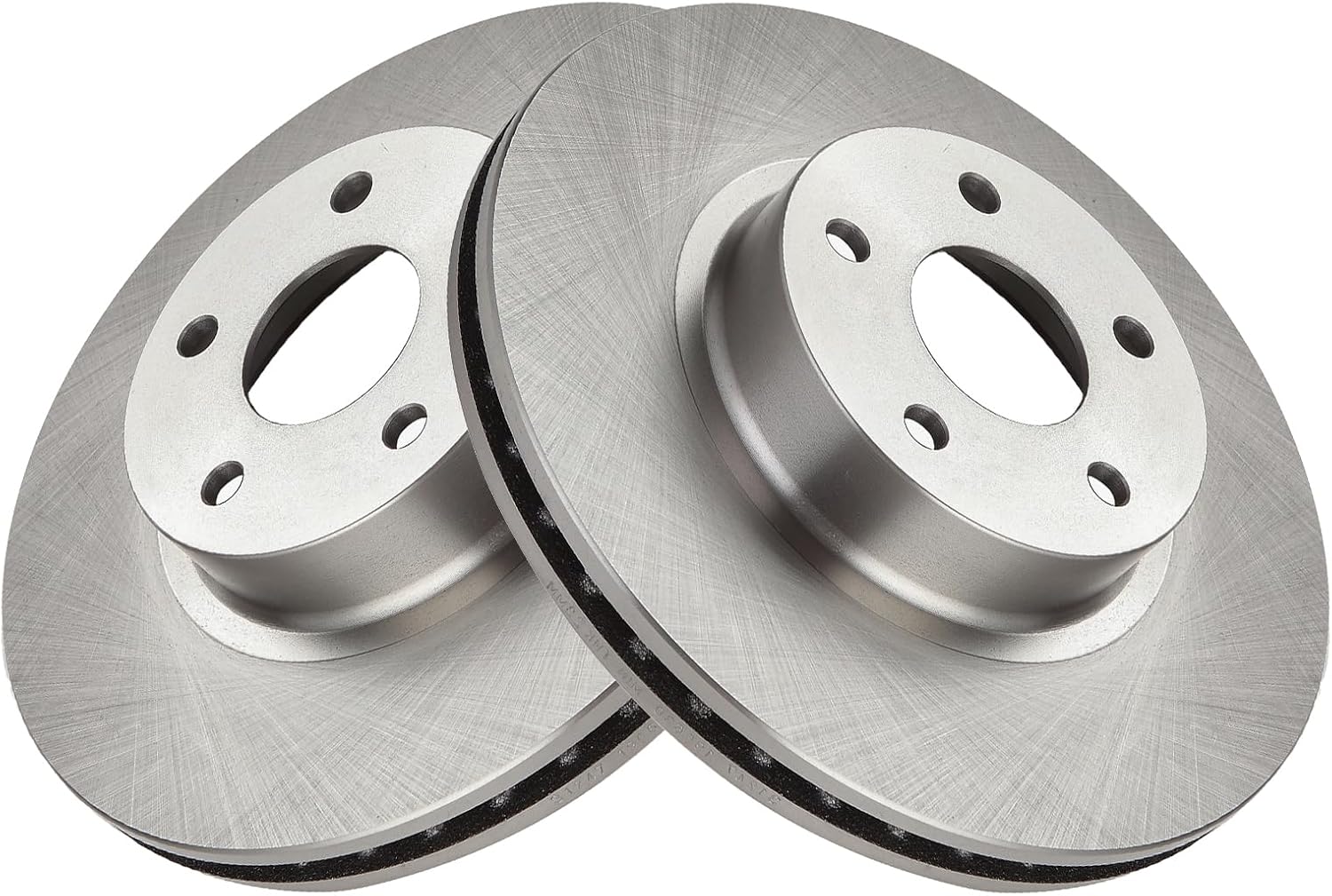 TRQ Front and Rear Ceramic Brake Pad and Rotor Set Compatible with 00 Subaru Outback, 00-01 Legacy with 277mm Diameter Front Rotors, 02 Legacy L 277mm Diameter Rotors