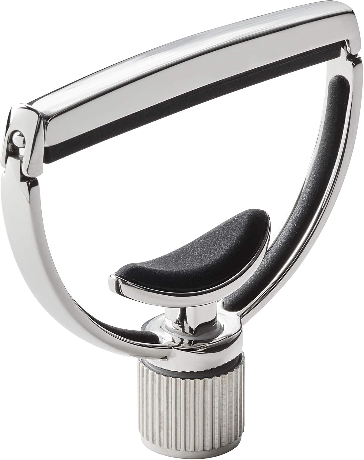 G7th Heritage 6-String Guitar Capo S1 - Stainless Steel with Adaptive Radius Technology - Wide Width - Yoke-Style Capo for Acoustic and Electric Guitar, UK Design