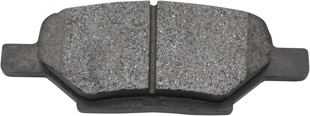 TRQ Performance Rear Brake Pad and Rotor Set Ceramic Coated Drilled Slotted Rotors Calipers Compatible with 2004-2012 Chevrolet Malibu 2005-2010 Pontiac G6 2007-2009 Saturn Aura