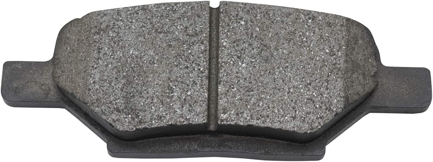 TRQ Performance Rear Brake Pad and Rotor Set Ceramic Coated Drilled Slotted Rotors Calipers Compatible with 2004-2012 Chevrolet Malibu 2005-2010 Pontiac G6 2007-2009 Saturn Aura