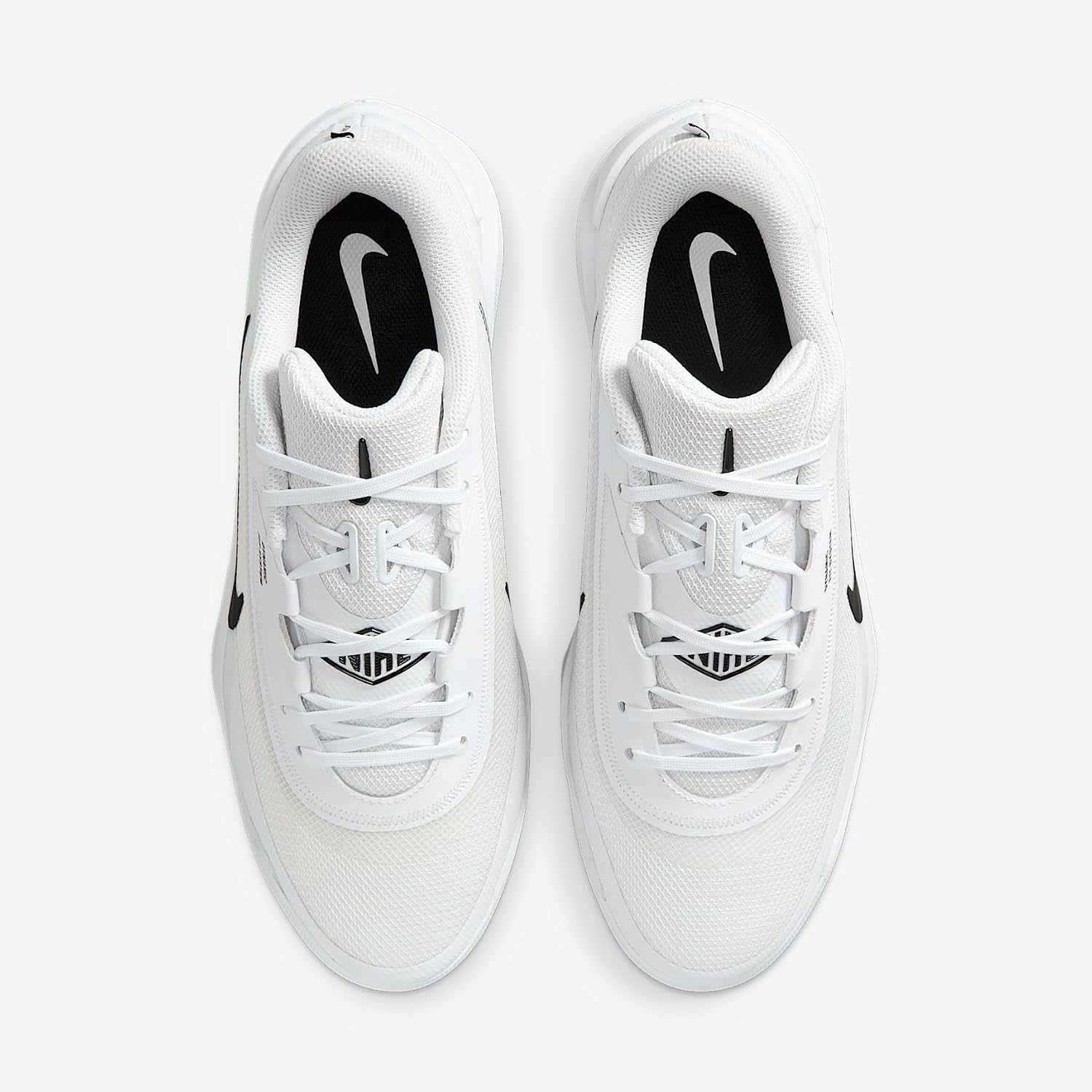 Nike Diamond Showcase MTL Baseball Cleats (White/Black)