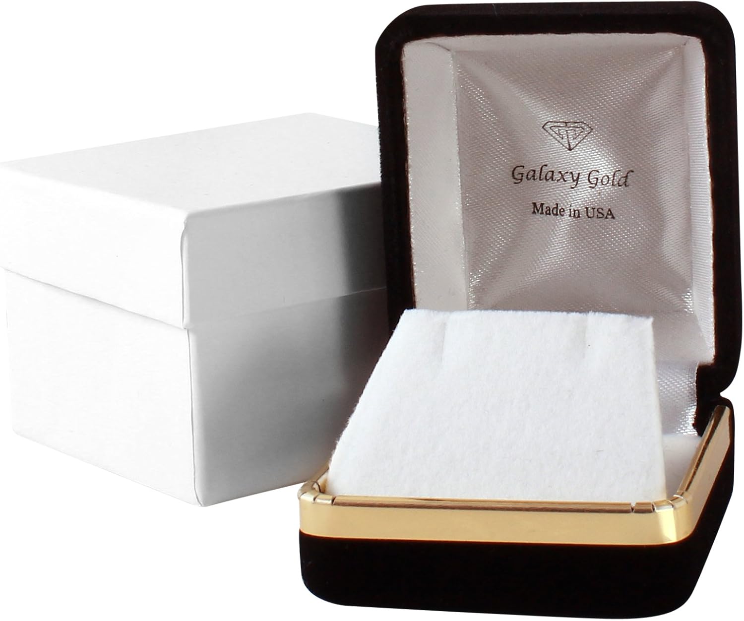 Galaxy Gold GG 4.3 Carat 14k Solid Gold Necklace with Natural Heart Shaped 10 mm Sapphire