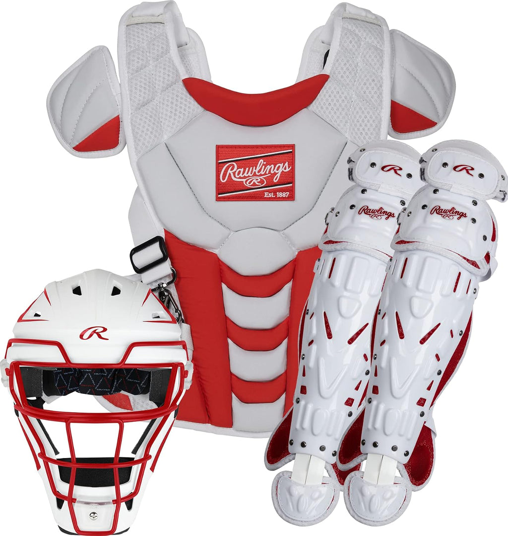 Rawlings | Velo Fastpitch Softball Catcher's Set | NOCSAE Certified | Adult | Intermediate | Youth | Multiple Colors