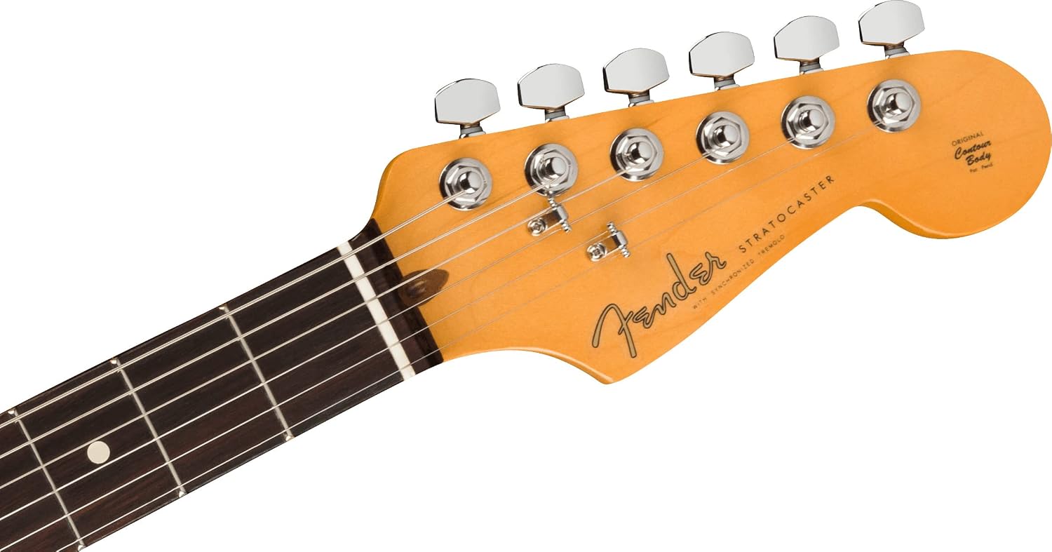 Fender Cory Wong Stratocaster - Sapphire Blue Transparent Bundle with Deluxe Case, Cable, Capo, Tuner, Strap, Strap Blocks, Picks, and Austin Bazaar Instructional DVD