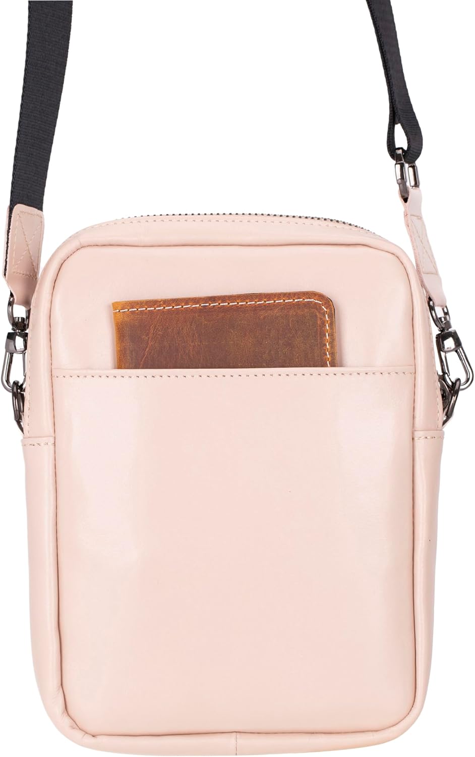 VENOULT Crossbody Leather Wallet for Man or Women fits iPhone 16 Pro MAX