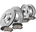 Callahan Brake Parts Front and Rear Brake Kit For Nissan Murano 2011-14 - Disc Rotors with Ceramic Brake Pads + Hardware, EBYK036615