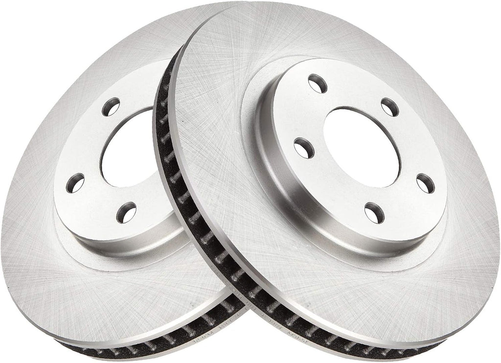 TRQ Front Brake Pad and Rotor Set Ceramic Vented Rotors Compatible with 1998-2002 Chevrolet Camaro Pontiac Firebird