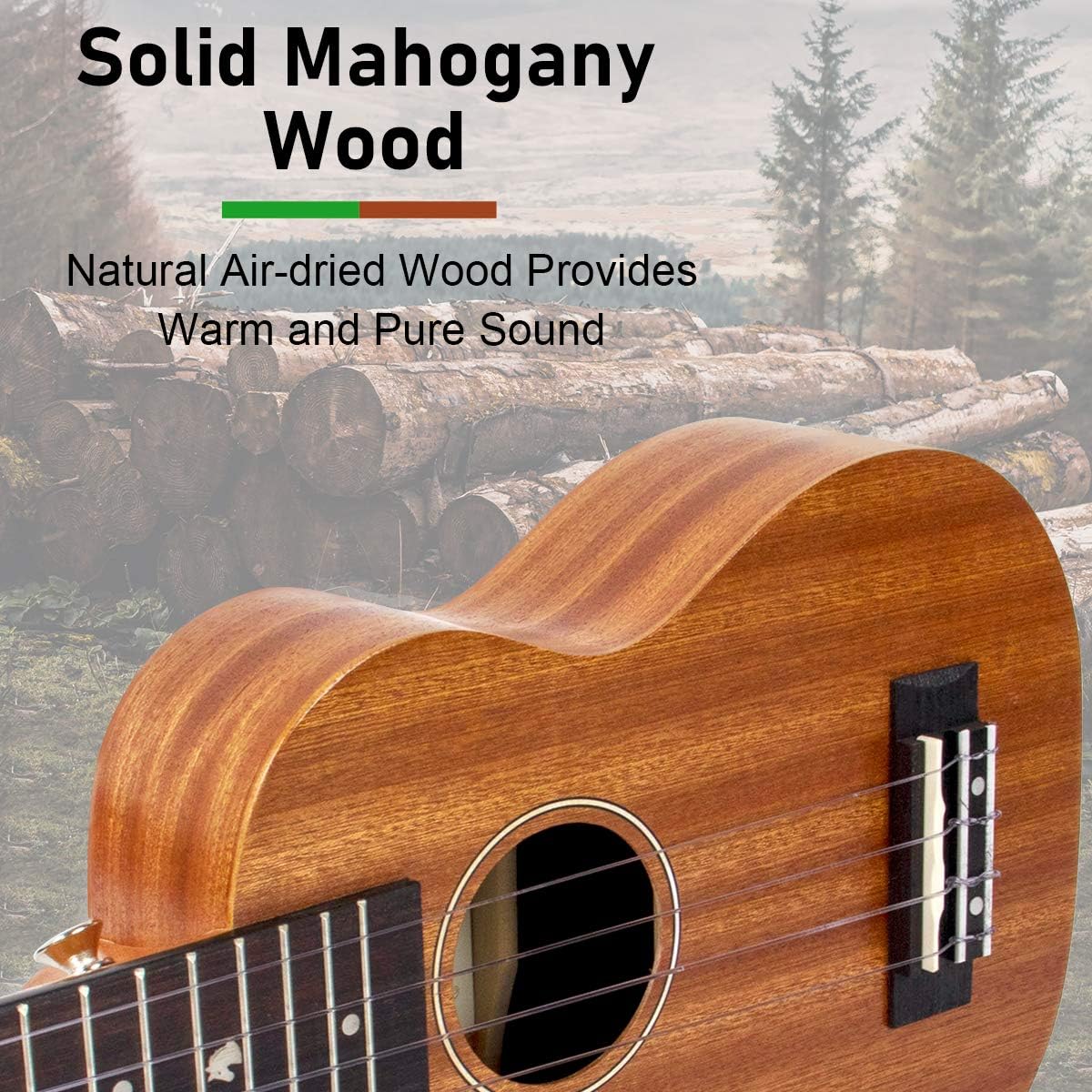 Ukulele, 21 Inch Professional Soprono Ukelele for Adults Horse Uke Beginner Kit W/Gig Bag Strap OEM Strings Hawaiian Guitar Ukalalee Yukalalee Ukalele Yukelele