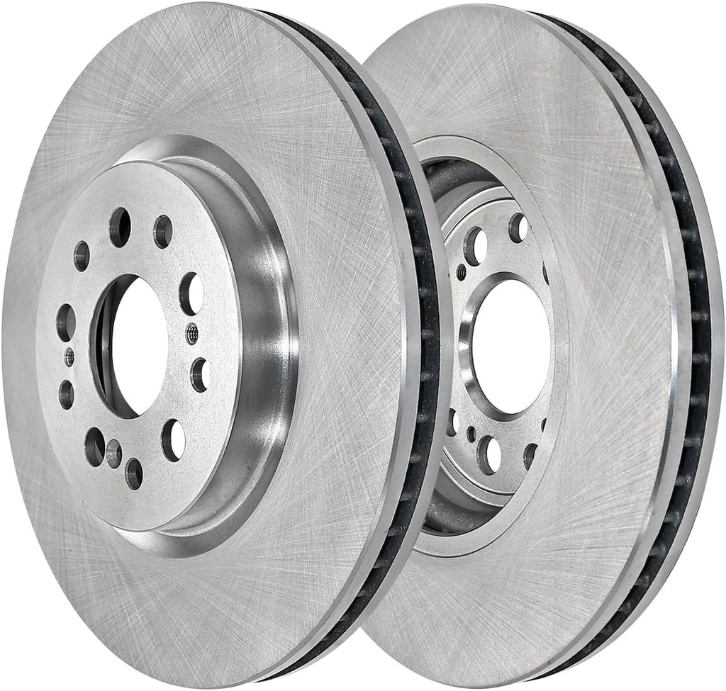 Detroit Axle - 10pc Brake Kit for 2017-2021 Honda Clarity Disc Brake Rotors Ceramic Brakes Pads with Hardware 2018 2019 2020 Replacement : 12.28' inch Front and 12.20' inch Rear