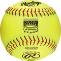 Rawlings | Official NAIA Fastpitch Softball | 12' Pro Leather Cover | NAIAFP | 12 Count