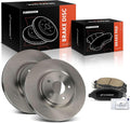 A-Premium 12.59 inch (320mm) Front Vented Disc Brake Rotors + Ceramic Pads Kit Compatible with Select Nissan and Infiniti Models - Murano 2015-2023, Pathfinder 2013-2020, QX60, JX35, 6-PC Set