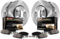 PowerStop Front and Rear Brake Kit for Dodge Durango 2011-20 | Jeep Grand Cherokee 2011-16 - Z17 Ceramic Brake Pads & Disc Rotors Replacement, KOE5952