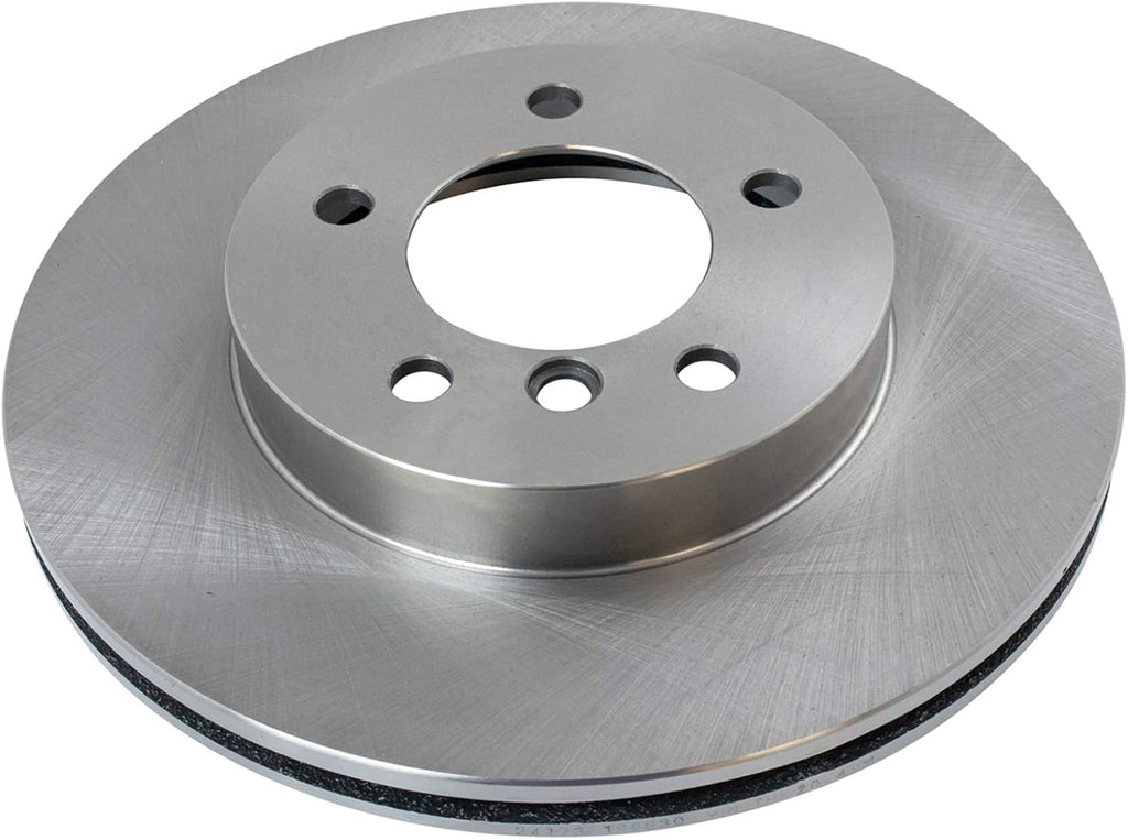 TRQ Front and Rear Brake Pad and Rotor Set Ceramic Vented Solid Rotors Compatible with 1999-2000 BMW 323i 2000 BMW 323Ci 2000 328Ci 2001-2006 325Ci 2001-2005 325i