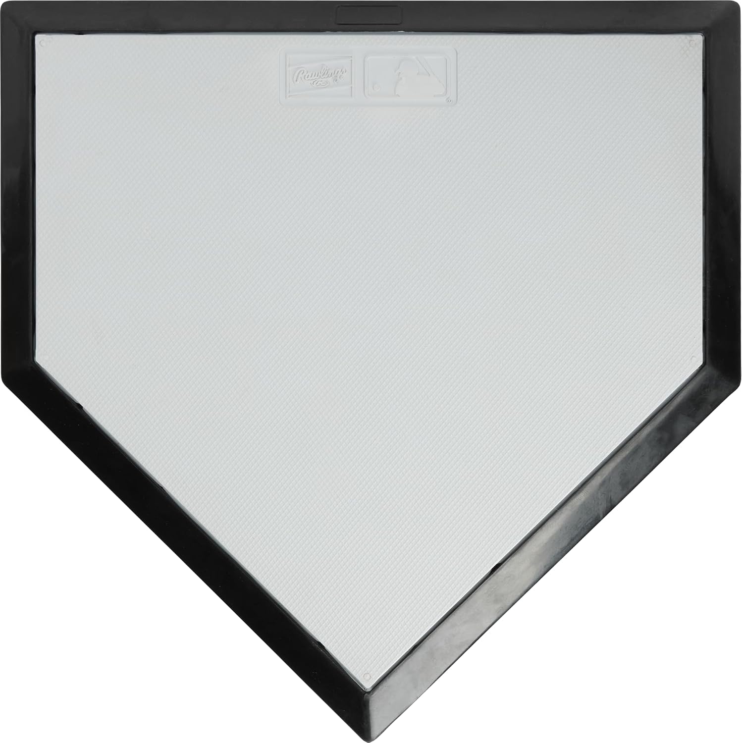 Rawlings | Hollywood PRO Style Home Plate | Baseball/Softball | Authentic MLB Collection | Spiked/Bury-All/Turf Option