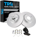 TRQ Front Brake Pad and Rotor Set Ceramic G Coated Vented Rotors Compatible with 2017-2020 Hyundai Elantra 2016-2021 Tucson 2017-2021 Kia Sportage