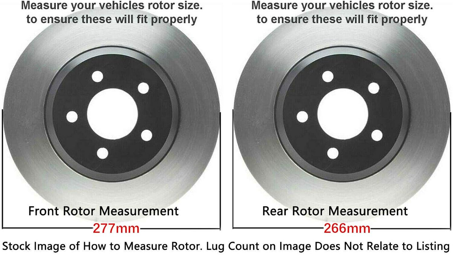 Detroit Axle - Brake Kit for 1998-2002 Subaru Forester, 1999-2001 Impreza, Drilled & Slotted Disc Brake Rotors Ceramic Brakes Pads w/Hardware Front & Rear Replacement