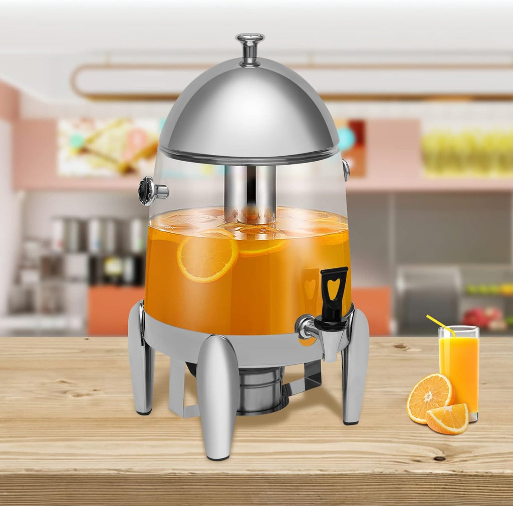 Hot Beverage Dispenser, 3.2 Gallon 12L Stainless Steel Coffee Urns Drink Dispenser for Hot & Cold Drinks, Hot Water Urn for Catering