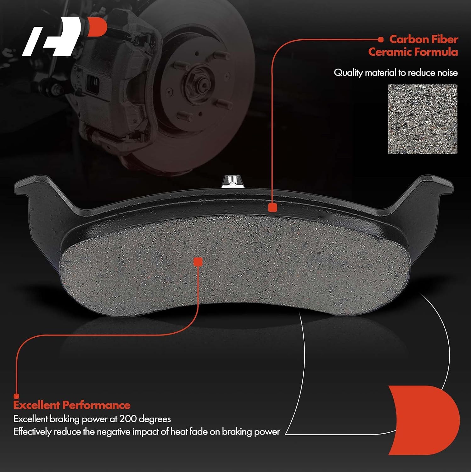 A-Premium 11.57 inch (293.80mm) Front Drilled and Slotted Disc Brake Rotors + Ceramic Pads Kit Compatible with Select Subaru & Saab Models - Outback, Forester, Impreza, Legacy, Baja, 9-2X, 6-PC Set