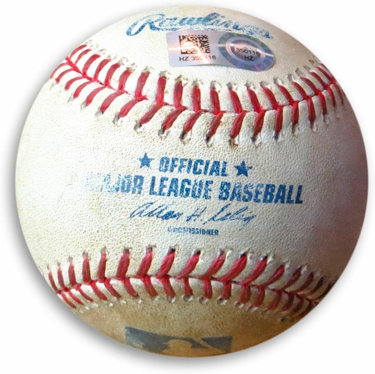 Mark Trumbo Game Used Baseball 9/5/14 Hit Double off Dan Haren HZ350116 - MLB Game Used Baseballs