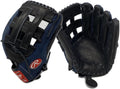 Rawlings | Limited Edition Denim Series | Heart of The Hide | Traditional Break-in | Sizes 11.5' - 12.75' | Multiple Styles (Denim | H Web, 12.75 Inch | Outfield, Right Hand Throw)