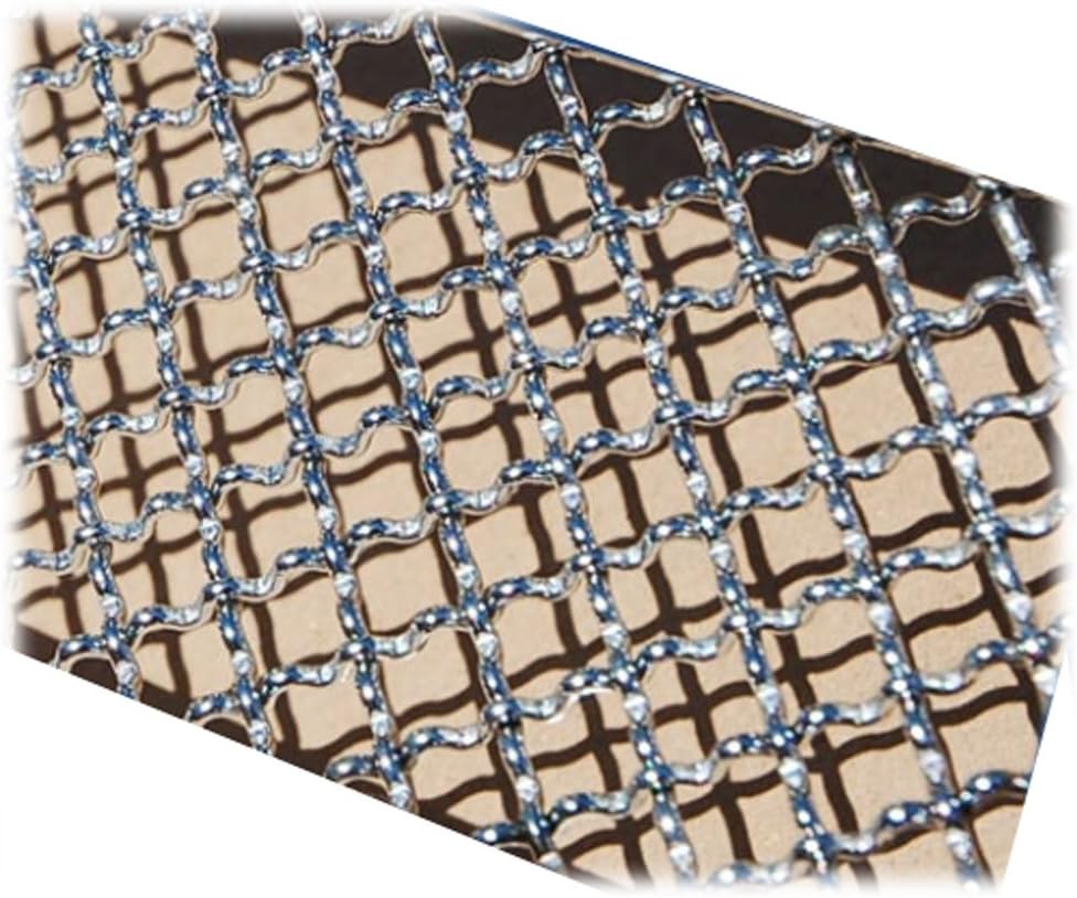 Chrome Plated Mesh Material Body Kits Diamond Opening Grill 12'x48'