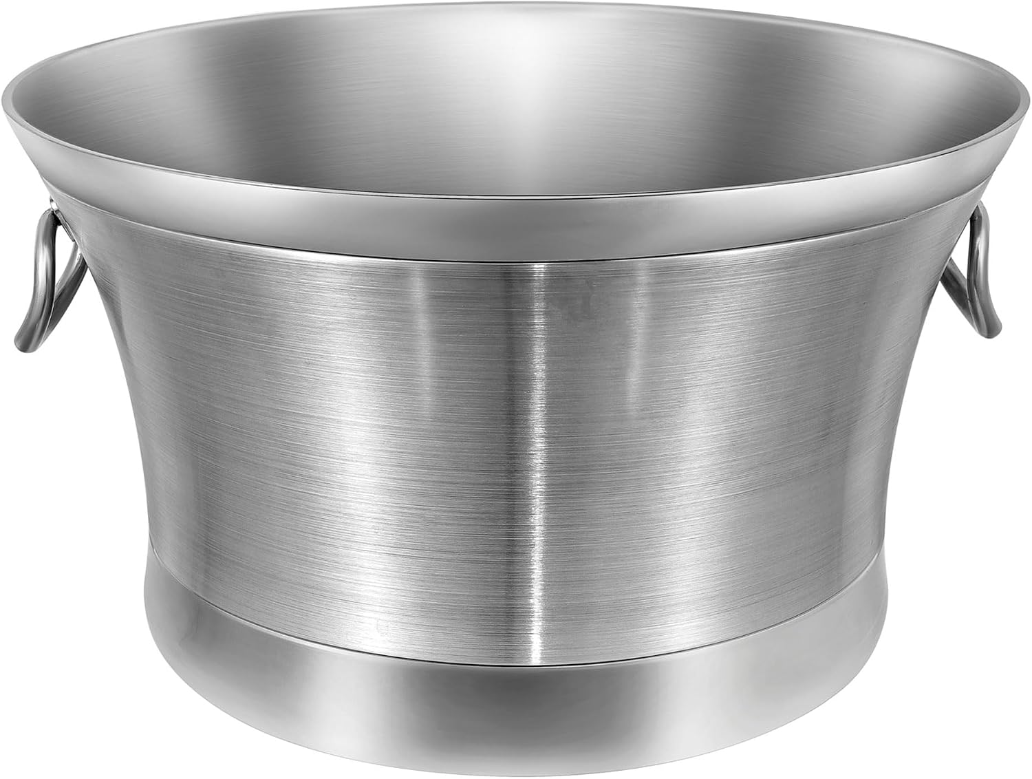 BARsics Large 6-Gallon Double Wall Stainless Steel Insulated Beverage Tub for Parties