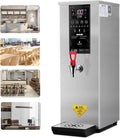 Commercial Instant Water Dispenser,25 L Capacity,1000 w Desktop Electric Hot Water Boiler,60°C to 100°C Adjustable Silver