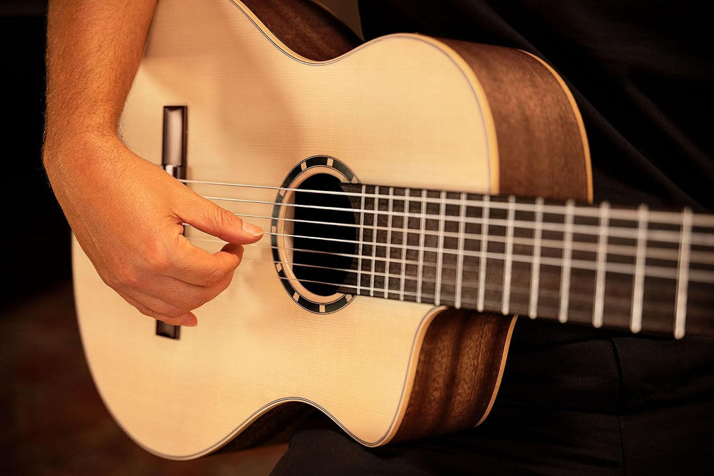 Family Series Pro 7-String Solid Top Acoustic-Electric Nylon Classical Guitar w/Bag