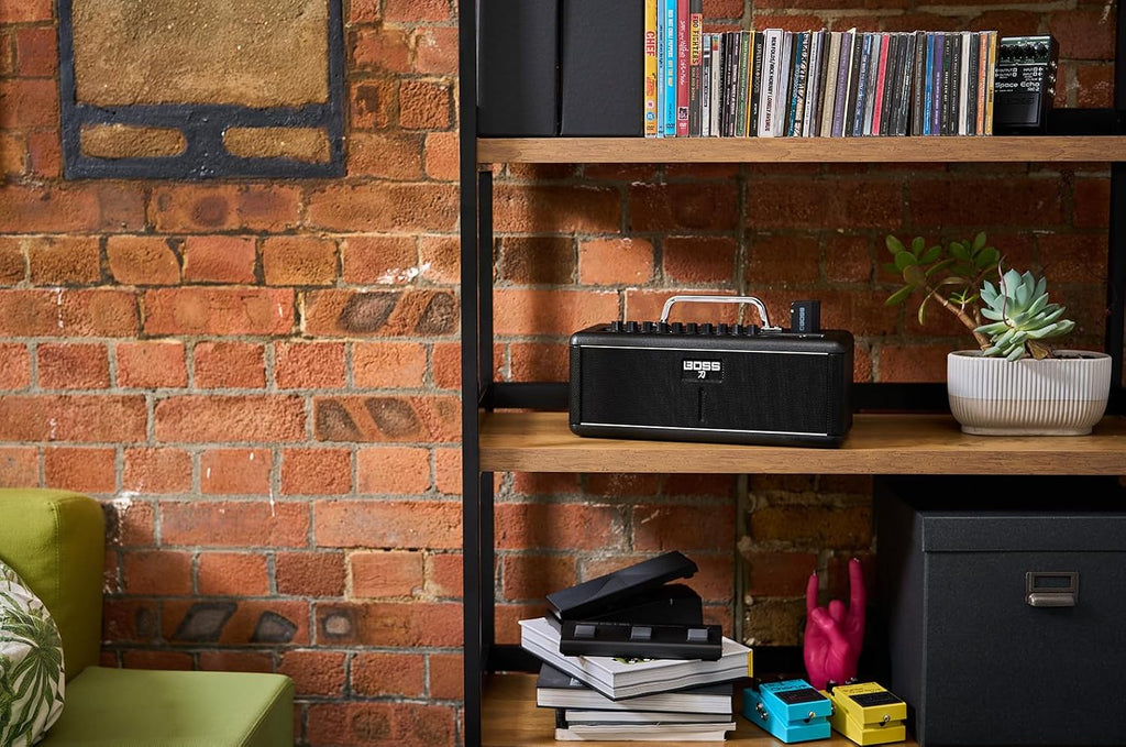 BOSS Katana-Air | Wireless Compact Desktop Amplifier for Guitar, Bass & Acoustic-Electric Guitar & Bass | 5 Amp Characters | Acclaimed Katana Amp & Effect Tones | WL-T Transmitter with Motion Sensing