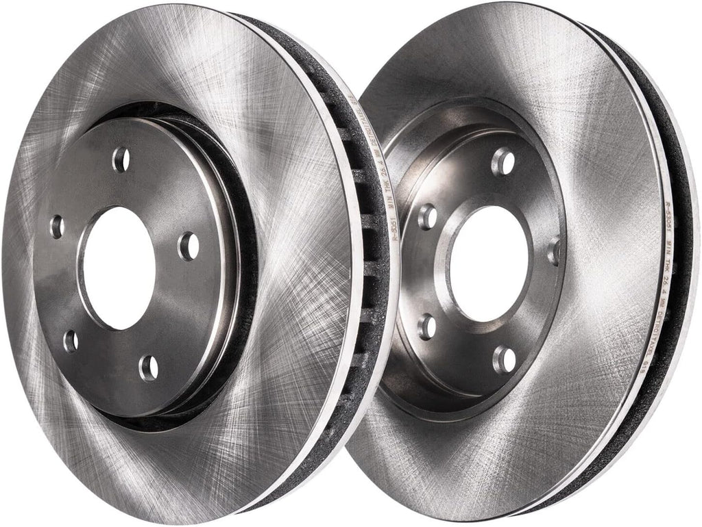 Detroit Axle - Brake Kit for Buick Lacrosse Regal Allure Chevy Impala Malibu, 12.64'' Front and 12.4'' Rear Drilled Slotted Brake Rotors Ceramic Brake Pads Wheel Lug Nuts Socket Keys Replacement