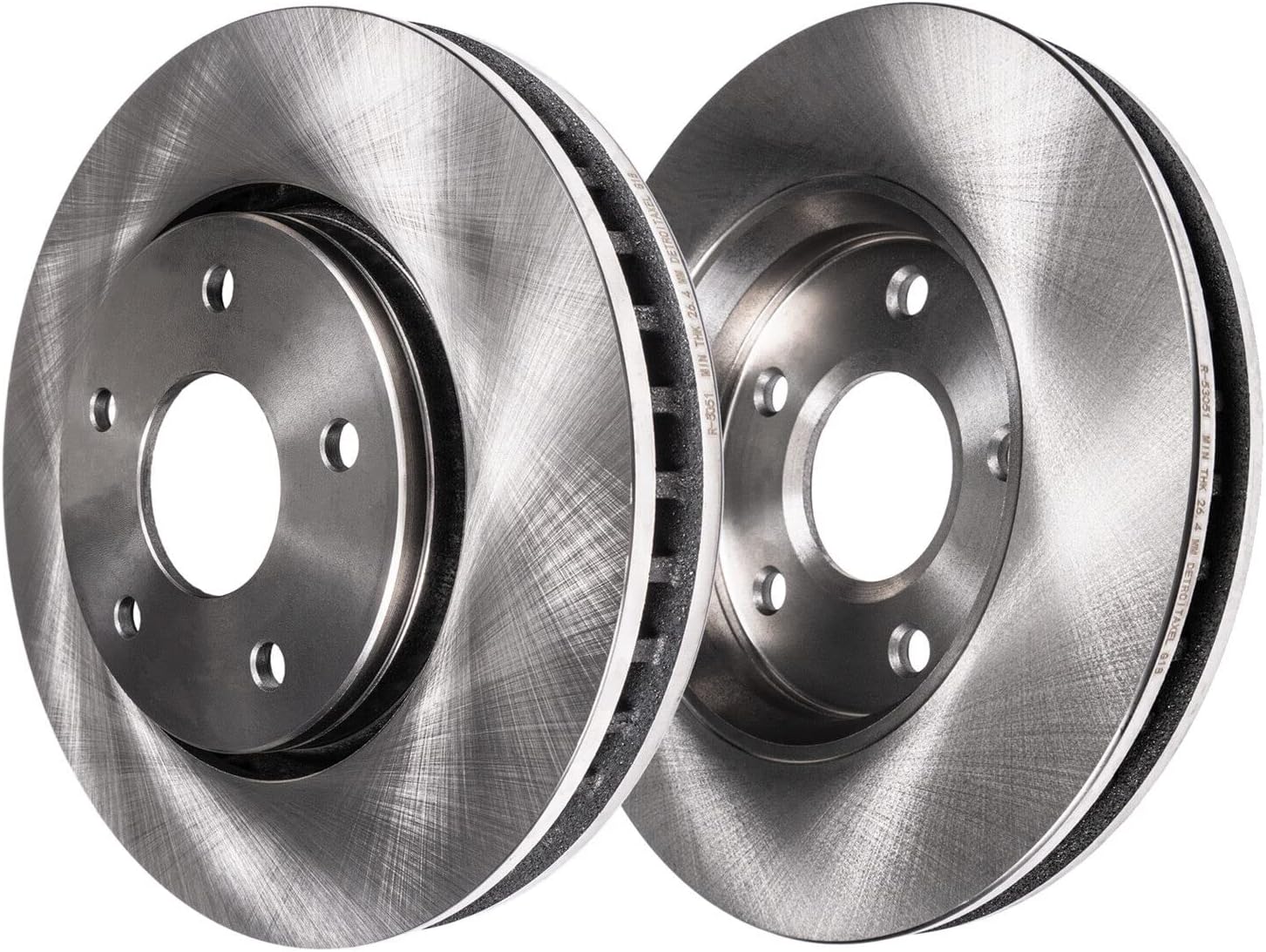 Detroit Axle - Brake Kit for Buick Lacrosse Regal Allure Chevy Impala Malibu, 12.64'' Front and 12.4'' Rear Drilled Slotted Brake Rotors Ceramic Brake Pads Wheel Lug Nuts Socket Keys Replacement