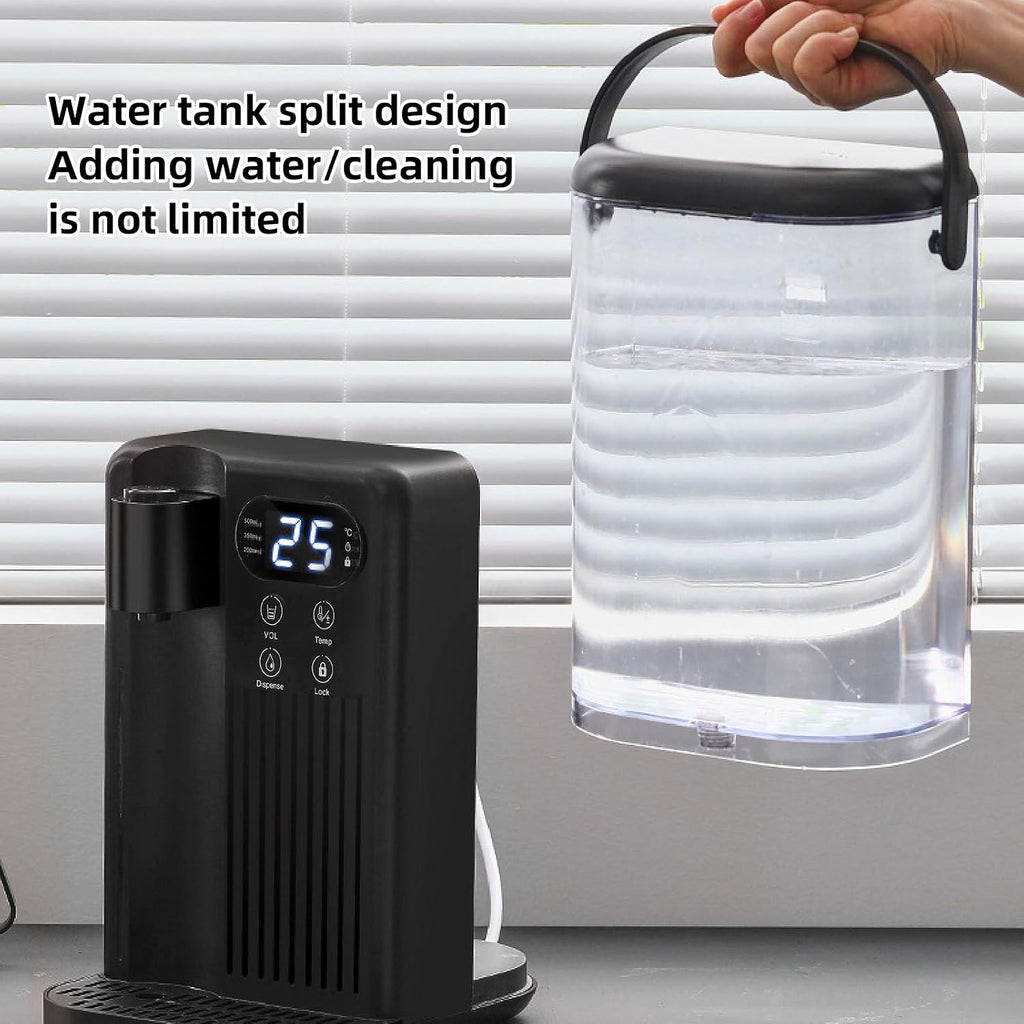 Instant Hot Water Dispenser, 3L Electric Tea Kettle with 12 Variable Presets Temperatures, 3s Quick Heating Large Water Boiler Maker with Child Lock, Antislip for Table Top (US