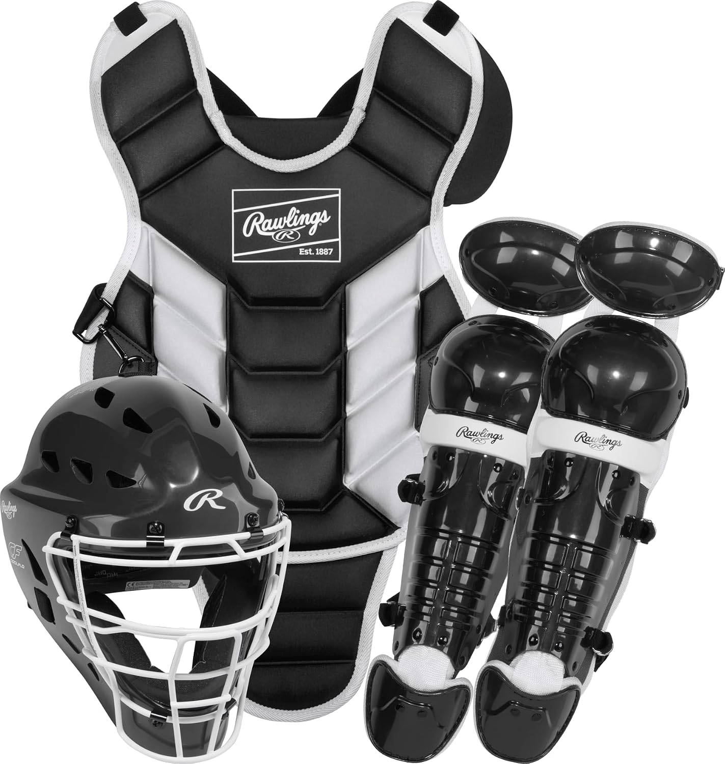 Rawlings Rawlings | Player's 3 Series Youth Catcher's Set | Baseball/Softball/T-Ball | Multiple Sizes & Colors