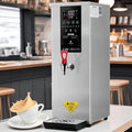 Commercial Hot Water Boiler, Stainless Steel Tea, Coffee Making Water Heater, Digital Control Panel/Auto Temperature Control, Non Drip Tap, Catering Hot Tea Urn Hot Water Dispenser Silver