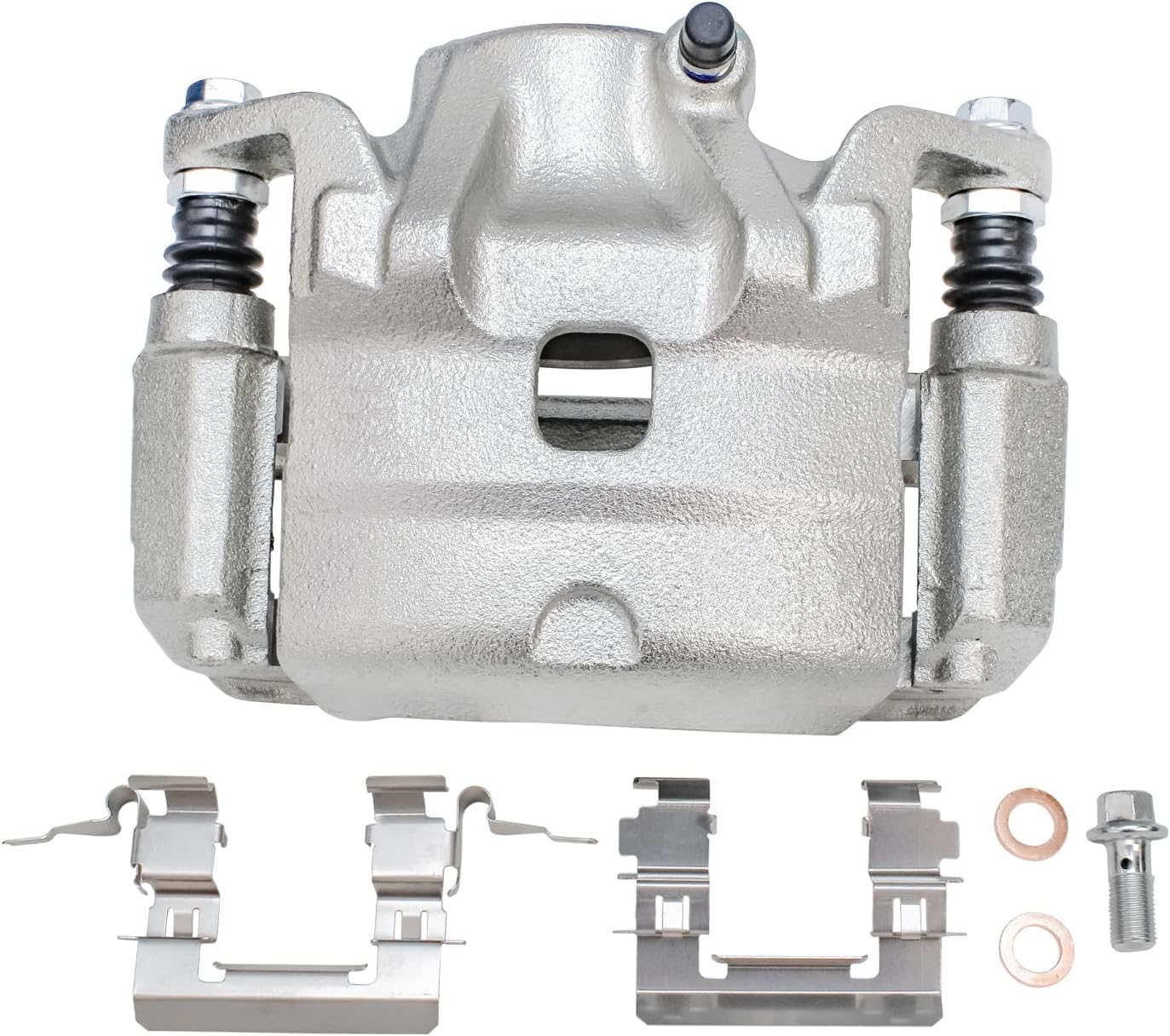 Detroit Axle - Front Brake Kit for 2007-2010 Nissan Altima 2008 2009, 11.65'' inch Drilled & Slotted Brake Rotors Ceramic Brake Pads Brake Calipers Replacement