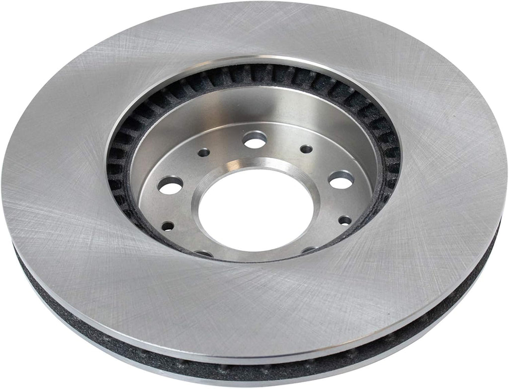 TRQ Front and Rear Brake Pad and Rotor Set Ceramic Vented Rotors 280mm Front Diameter Compatible with 1994-1997 Volvo 850 1998-2004 C70 1998-2000 S70 V70