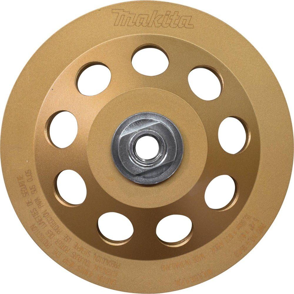 Makita A-96419 7' Low-Vibration Diamond Cup Wheel, 12 Segment Turbo