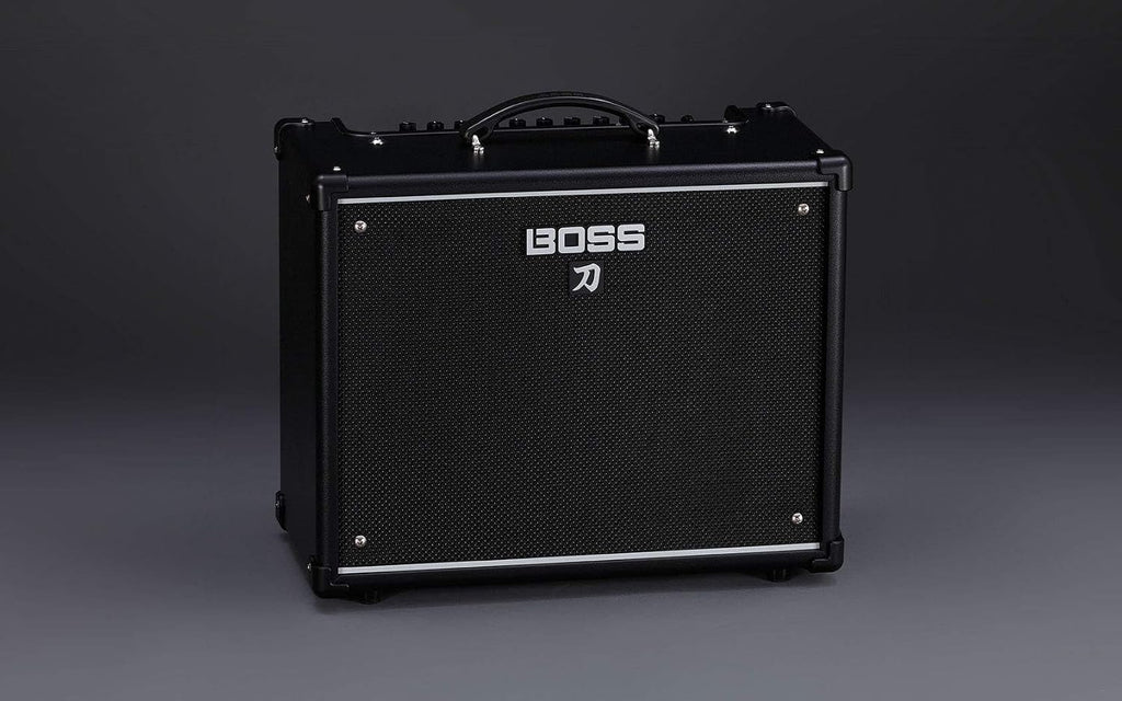 Boss Katana-50 Gen 3 50-Watt 1x12-Inch Guitar Combo Amplifier Bundle with Gearlux Instrument Cable, Tuner, Picks, and Austin Bazaar Polishing Cloth