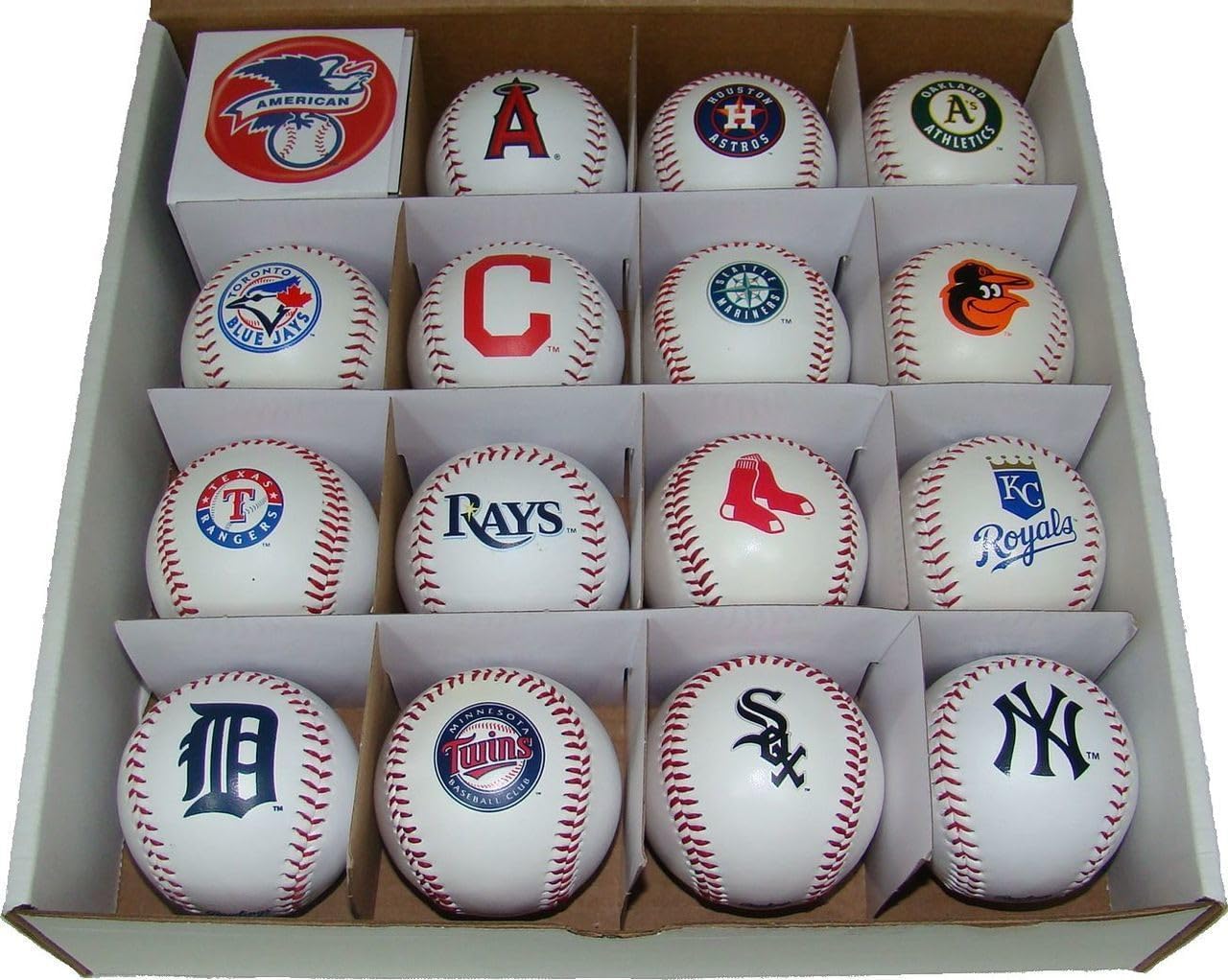 All 30 MLB Teams Rawlings 'The Original' Team Logo Baseballs